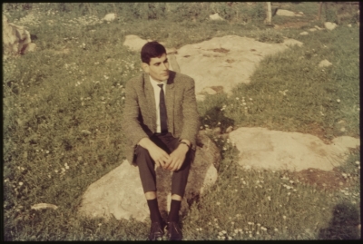 A Photo of Ahmad Abd al-Majid in Tamra, the 1960s