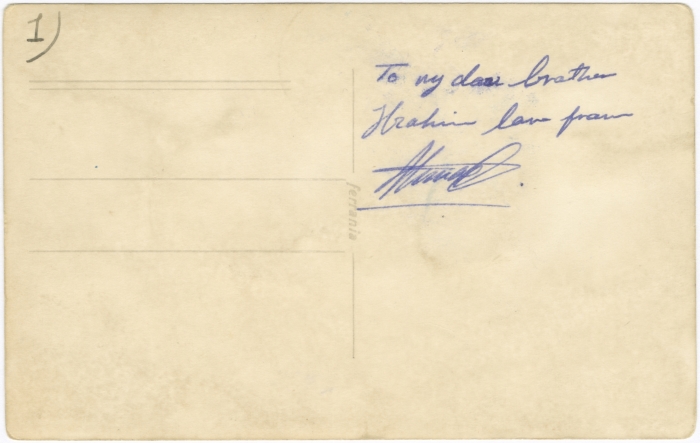 Ahmed Abu Ahmed Hijazi on a boat in Venice