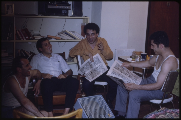 كمال بلاطة وأحمد دحماس ورجب حجازي وسهير ميعاري في الولايات المتحدة 