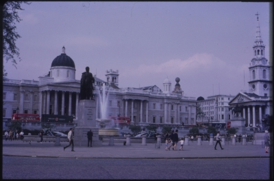 A Photograph on Ibrahim abu Ahmad Hjazy's Trip to a Church in London 