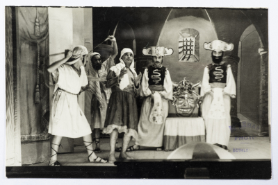 A Postcard Issued by Saman Sahar Photo Studio 
