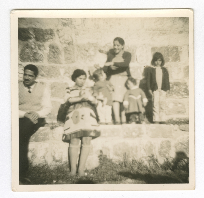 Fayze al-Rajabi with Her Family