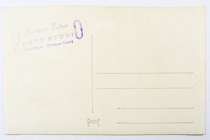 A Postcard Issued by Saman Sahar Photo Studio 
