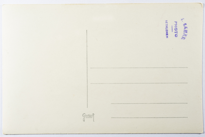 A Postcard Issued by Saman Sahar Photo Studio