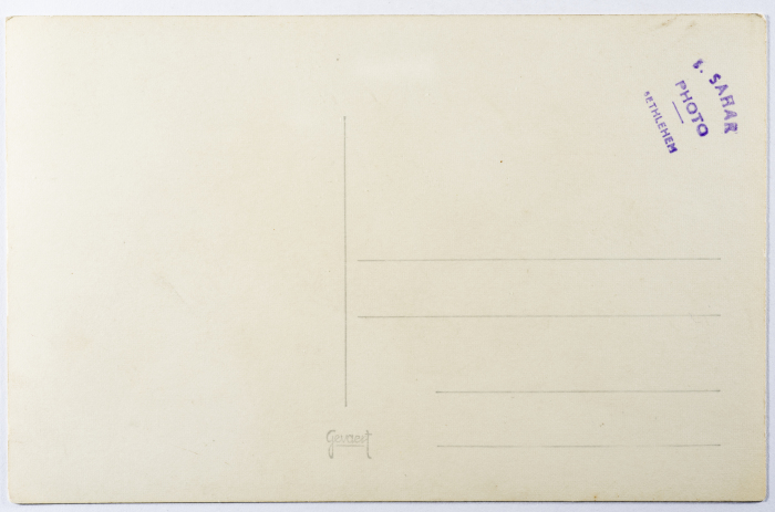 A Postcard Issued by Saman Sahar Photo Studio 
