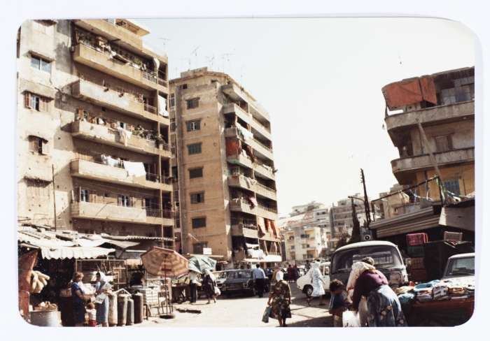 شارع في مخيم شاتيلا للاجئين