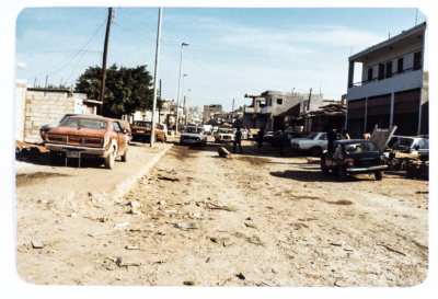 شارع في مخيم شاتيلا للاجئين