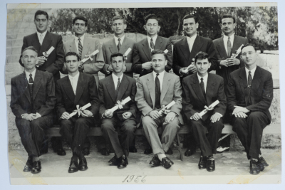 The Friends Boys School Graduates, 1956