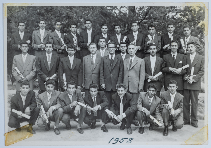 The Friends Boys School Graduates, 1958 