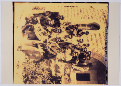Students from the Friends Boys School, Ramallah, 1940-1941 