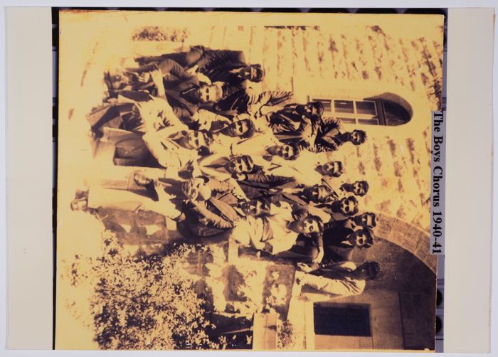 Students from the Friends Boys School, Ramallah, 1940-1941 