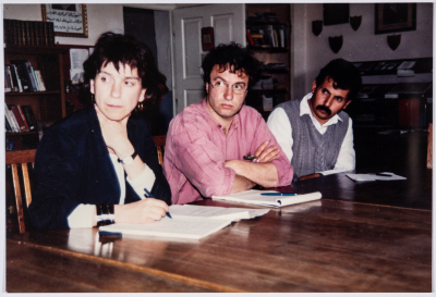 أحد اجتماعات الهيئة التدريسية وضيوف آخرين