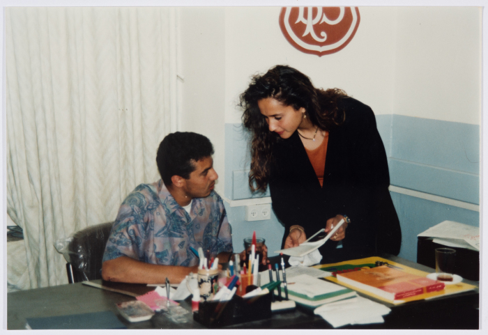 A Meeting Held by the Faculty Members and other Guests 