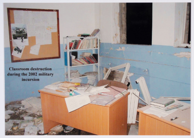 The Aftermath of Israeli Attacks on the Ramallah Friends School, 2002