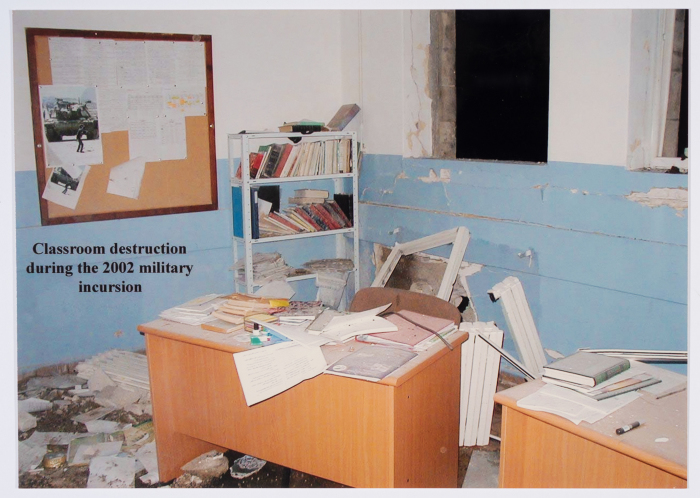 The Aftermath of Israeli Attacks on the Ramallah Friends School, 2002