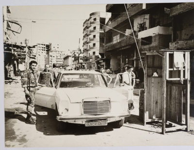 A Checkpoint at the Entrance of Shatila Refugee Camp