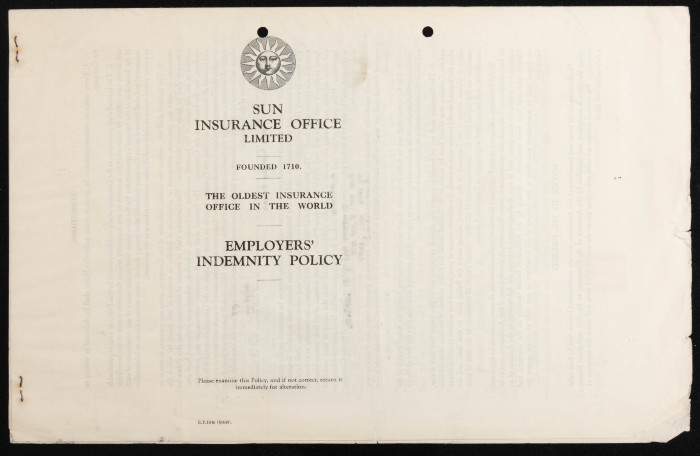 بوليصة تأمين صدرت عن مكتب صن للتأمين للمؤمن أحمد أسعد