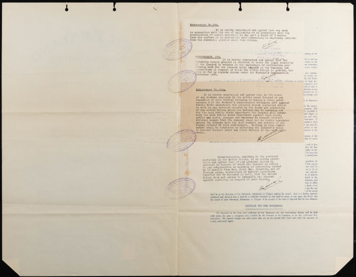 بوليصة تأمين صدرت عن شركة نيوزيلاند للتأمين المحدودة للمؤمن محمد إبراهيم