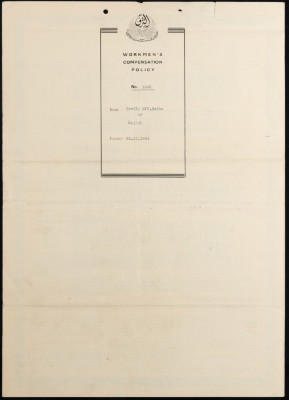 An insurance policy issued by Al-Sharq Insurance Co. to the insured Tawfiq Salha