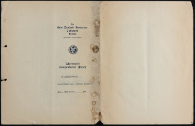 بوليصة تأمين صدرت عن شركة نيوزيلاند للتأمين المحدودة للمؤمن محمد الشيخ