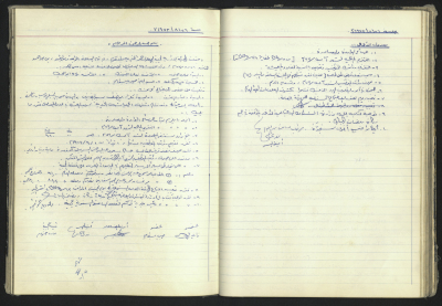 Minutes of a meeting of the Board of Directors of the Red Crescent Society Jordan / Tulkarm 1973