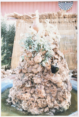 A Photograph of a Fountain at a Park in Jenin