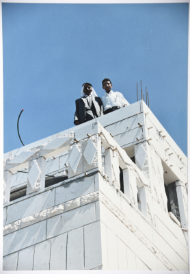 A Photograph of Muhammad Ṣaqr Jaradat and Idris Jaradat in Sa