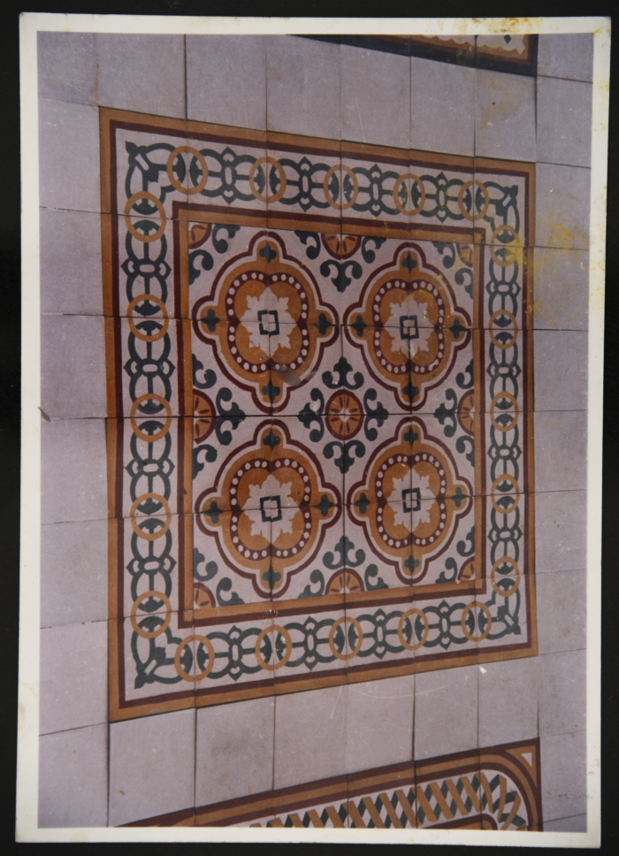 A Photograph of Tiles at a Tile Factory in Hebron 