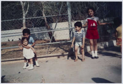 A group of children of the orphanage of the Red Crescent Society/Tulkarm