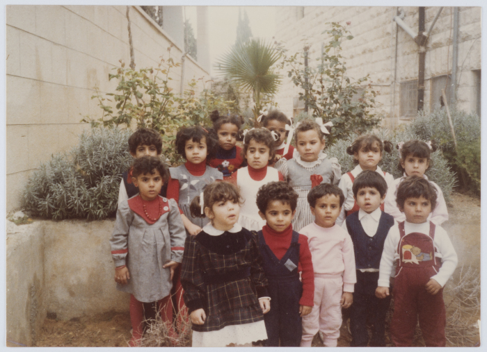 A group of kindergarten children of the Red Crescent Society/Tulkarm