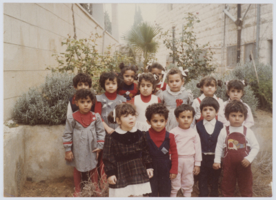 A group of kindergarten children of the Red Crescent Society/Tulkarm