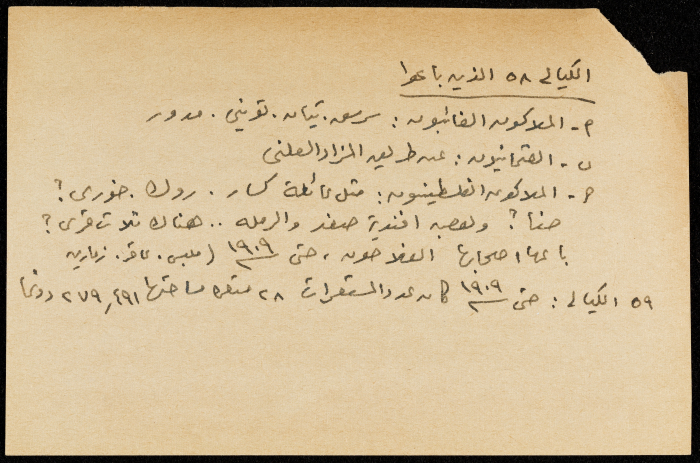 قصاصة ورقية بعنوان:الاراضي والبيع