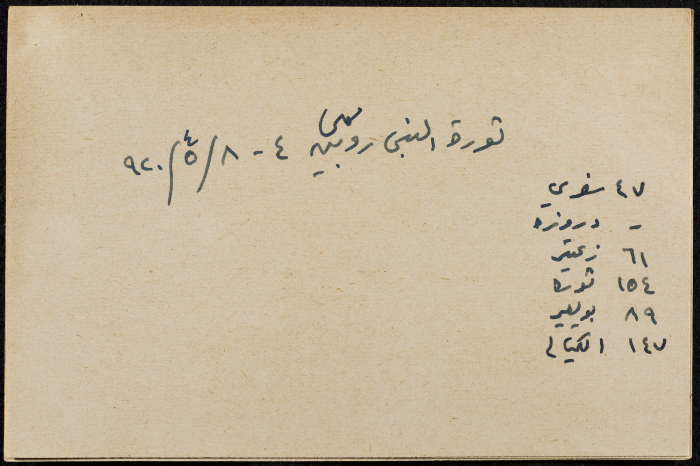 قصاصة ورقية بعنوان :ثورة النبي روبين