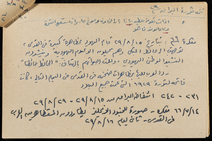 قصاصة ورقية بعنوان: ثورة البراق