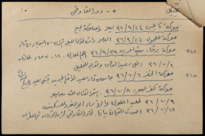 قصاصة ورقية بعنوان: بدء ثورة 36