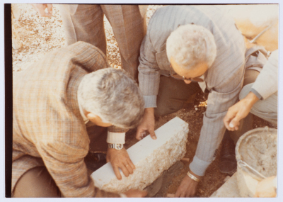 Qalandiya Camp Women Handicraft Cooperative Society construction phases since its inception in 1958
