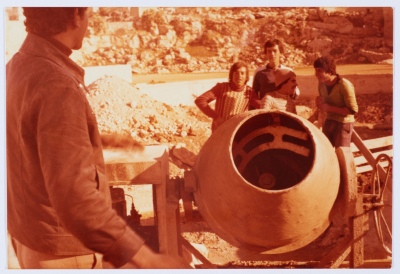 Qalandiya Camp Women Handicraft Cooperative Society construction phases since its inception in 1965