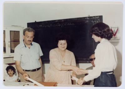 تخريج طالبات دورة الخياطين في جمعية مخيم قلنديا النسائية التعاونية