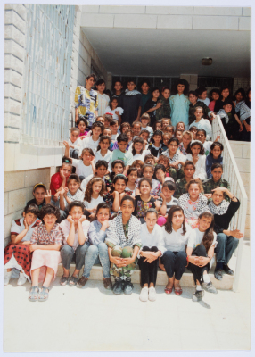 A summer camp for Qalandiya Camp Women Handicraft Cooperative Society
