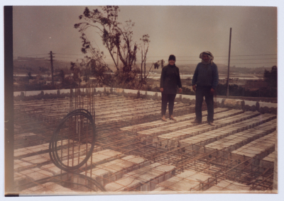 Qalandiya Camp Women Handicraft Cooperative Society construction phases since its inception in 1961