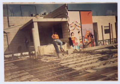 Qalandiya Camp Women Handicraft Cooperative Society construction phases since its inception in 1969