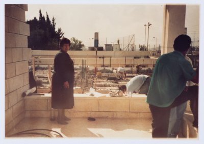 Qalandiya Camp Women Handicraft Cooperative Society construction phases since its inception in 1968