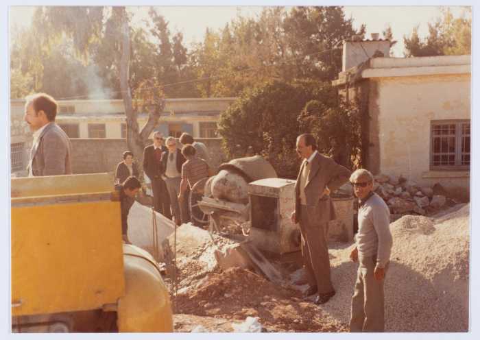 Qalandiya Camp Women Handicraft Cooperative Society construction phases since its inception in 1959