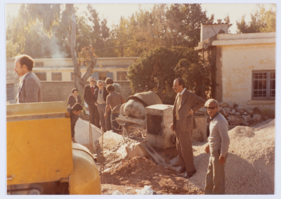 Qalandiya Camp Women Handicraft Cooperative Society construction phases since its inception in 1959