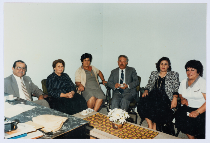 The graduation ceremony of the Tailors Course students in Qalandiya Camp Women Handicraft Cooperative Society