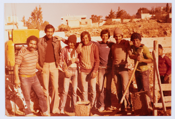 Qalandiya Camp Women Handicraft Cooperative Society construction phases since its inception in 1962