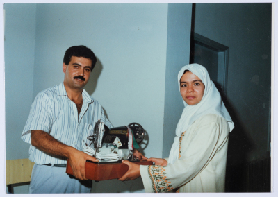 تخريج طالبات دورة الخياطين في جمعية مخيم قلنديا النسائية التعاونية