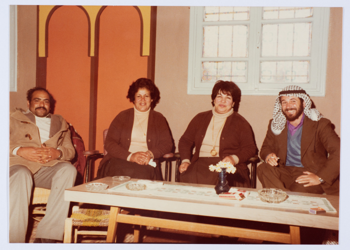 مشاركة أعضاء الهيئة الادارية في جمعية مخيم قلنديا النسائية التعاونية في إحدى المناسبات