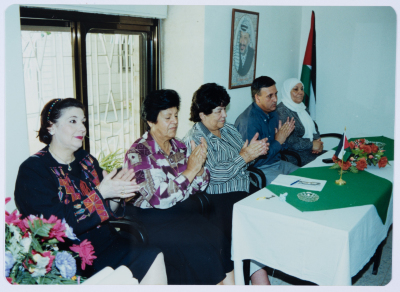 مشاركة أعضاء الهيئة الادارية في جمعية مخيم قلنديا النسائية التعاونية في نشاطات وفعاليات الجمعية