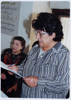 مشاركة أعضاء الهيئة الادارية في جمعية مخيم قلنديا النسائية التعاونية في نشاطات وفعاليات الجمعية